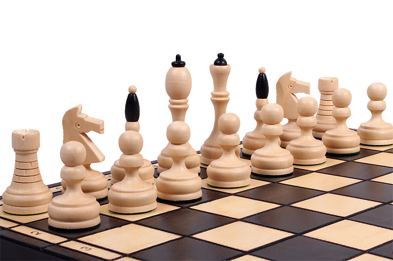 Classic Chess Set with Insert Tray Handcrafted Hornbeam Pieces 3.94 in King
