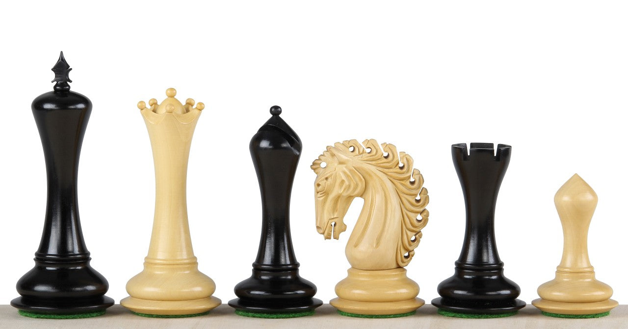 Empire Ebony Chess Pieces – 4.25 Inch