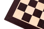 Wenge & Sycamore Chess Board 17.3″ – Without Notation