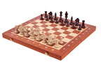Tournament Staunton Chess Set No 4  Mahogany & Sycamore