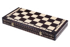 Gladiator Chess Set with Large Burned Board – 5.91 in King
