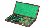 Spartan Chess Set with Weighted Plastic Pieces 4 in King