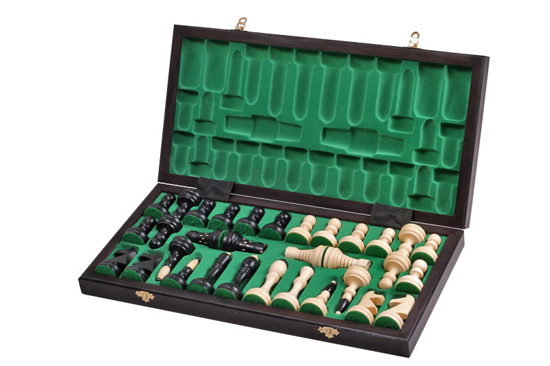 Classic Chess Set with Insert Tray Handcrafted Hornbeam Pieces 3.94 in King
