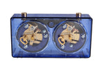 Classic Plastic Chess Clock – Transparent Blue (Small)