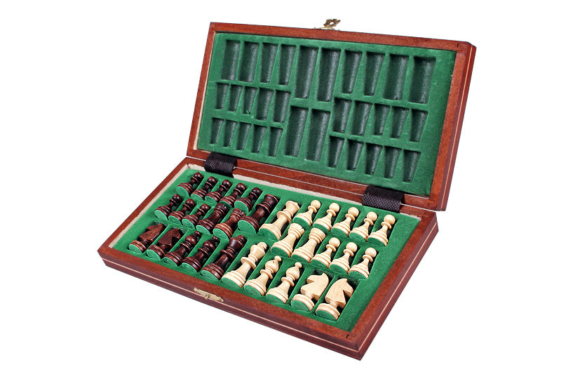 Magnetic Wooden Chess Set with Insert Tray (2.17" King)