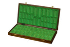 Brown Chess Set with 35 Artistic Pieces and 1.97" Squares Silkscreen Board
