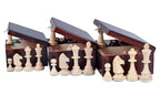 Wooden Chess Box – Staunton No. 5 Compatible, Dark Finish