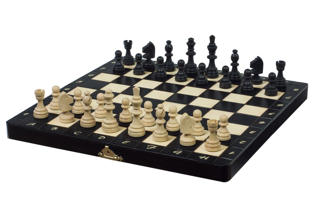 Magnetic Chess Set Black with Insert Tray (2.36" King)