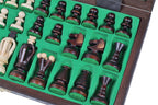 King's Medium Chess Set Brown with Insert Tray (2.36 in King / 60 mm)