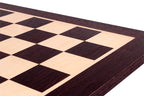 Wenge & Sycamore Chess Board 17.3″ – Without Notation