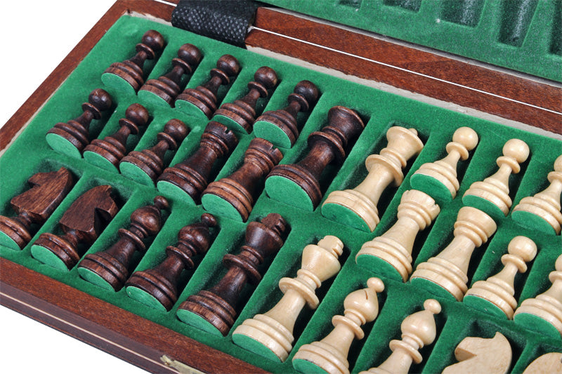 Magnetic Wooden Chess Set with Insert Tray (2.17" King)