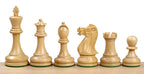 Executive Acacia & Boxwood Chess Pieces – 3.75″ King