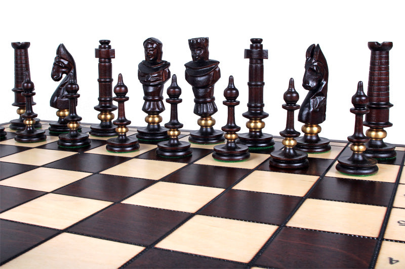 Royal De Lux Chess Set 25.6 in with Insert Tray (5.1 inch King)