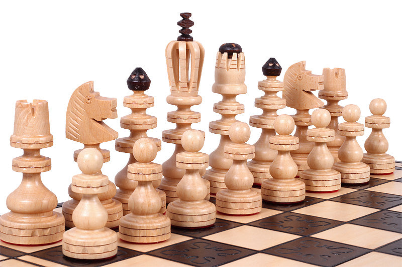 Roman Decorative Chess Set 21.7 in with Storage (5.5 inch King)
