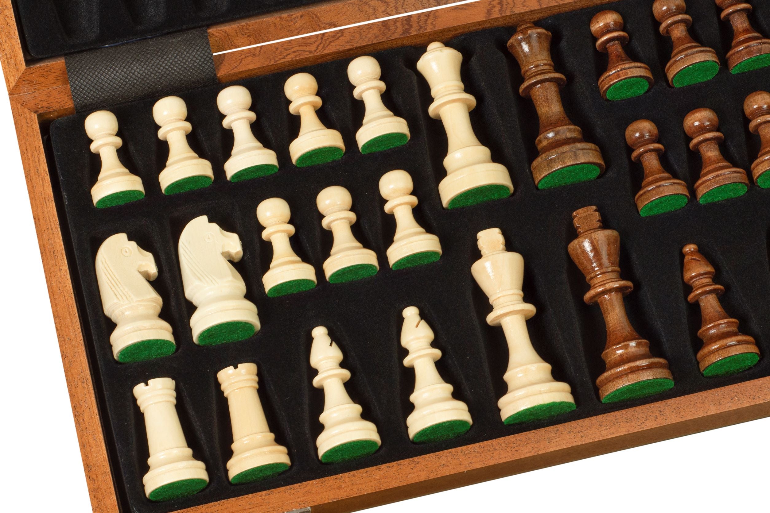 Sunrise Tournament Chess Set No 4 – Mahogany & Maple