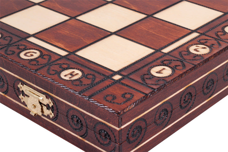 Consul Chess Set with Insert Tray Handcrafted Wooden Set 3.54 in King