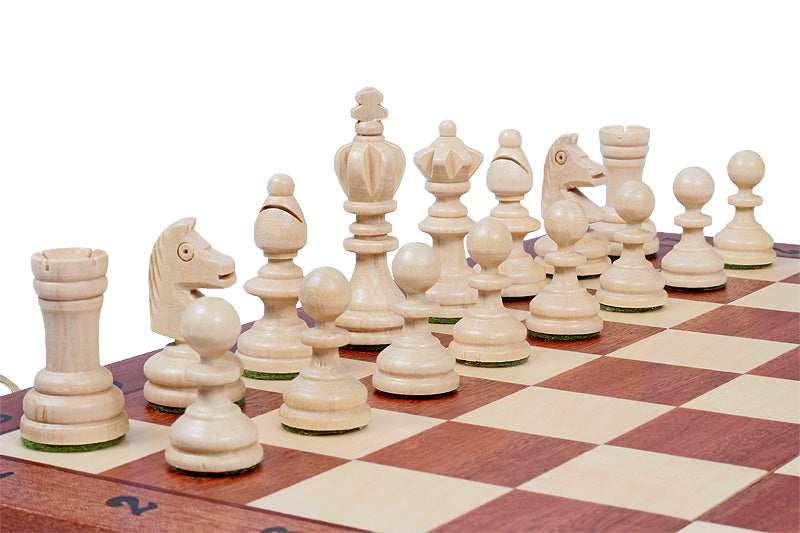 Olympic Small Inlaid Chess Set with Insert Tray (2.56 inch King)