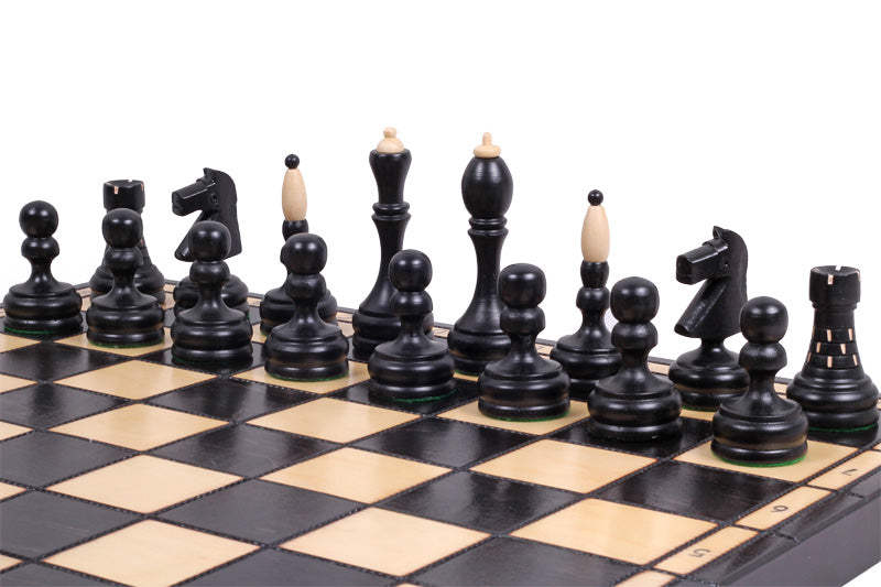Classic Chess Set with Insert Tray Handcrafted Hornbeam Pieces 3.94 in King