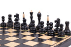 Classic Chess Set with Insert Tray Handcrafted Hornbeam Pieces 3.94 in King