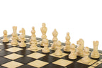 3 in 1 Wooden Game Set 15.75" Board for Chess Checkers and Backgammon