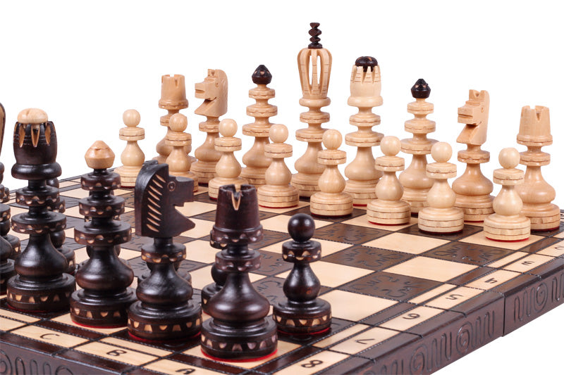 Roman Decorative Chess Set 21.7 in with Storage (5.5 inch King)