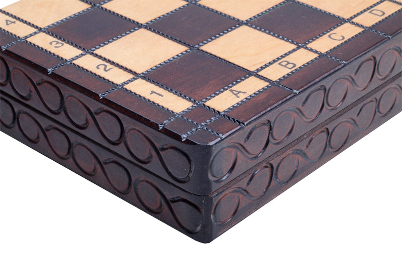 Pearl Small Chess Set with Felt-Lined Storage (2.56 inch King)