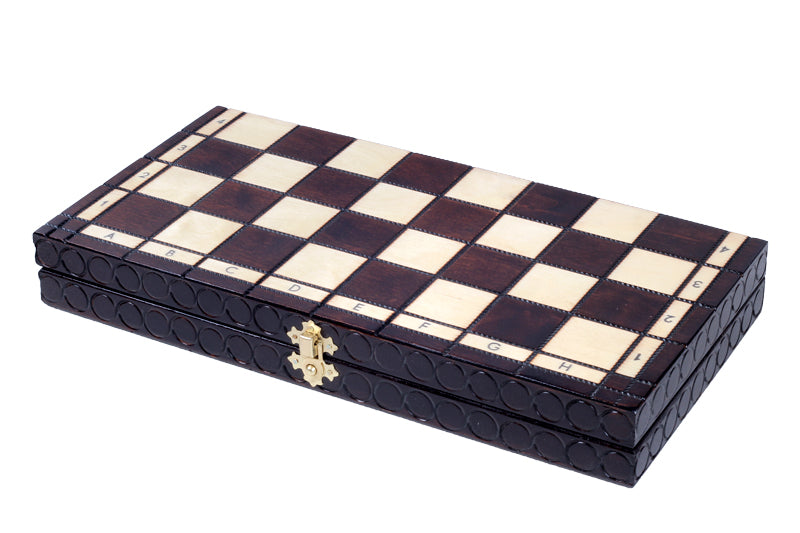 King's Medium Chess Set Brown with Insert Tray (2.36 in King / 60 mm)
