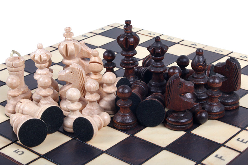 Olympic Mini Chess Set with Insert Tray (2.36 inch King)