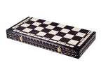 Christmas Tree Chess Set Large Beech Wood Chessmen 6.69 in King