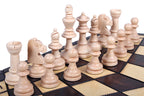 Three Player Wooden Chess Set Large 3.35 in King