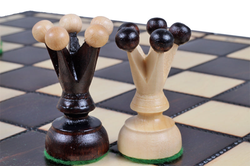 King's Medium Chess Set Brown with Insert Tray (2.36 in King / 60 mm)