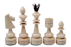 Indian Style Chess Set with Inlaid Folding Board (4.72 in King / 120 mm)