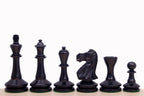 Blackmore Chess Pieces – 3.75" King, Ebonised & Natural Boxwood