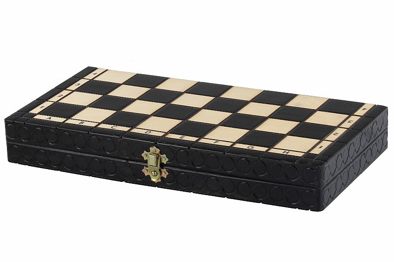 King's Chess Set Medium Black (2.36 in King) with Insert Tray