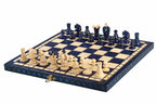 King's Medium Blue Chess Set with Insert Tray (2.36 in King / 60 mm)