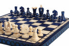 King's Medium Blue Chess Set with Insert Tray (2.36 in King / 60 mm)