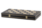 Consul Chess Set Staunton Style with Insert Tray Black Finish 3.15 in Kin