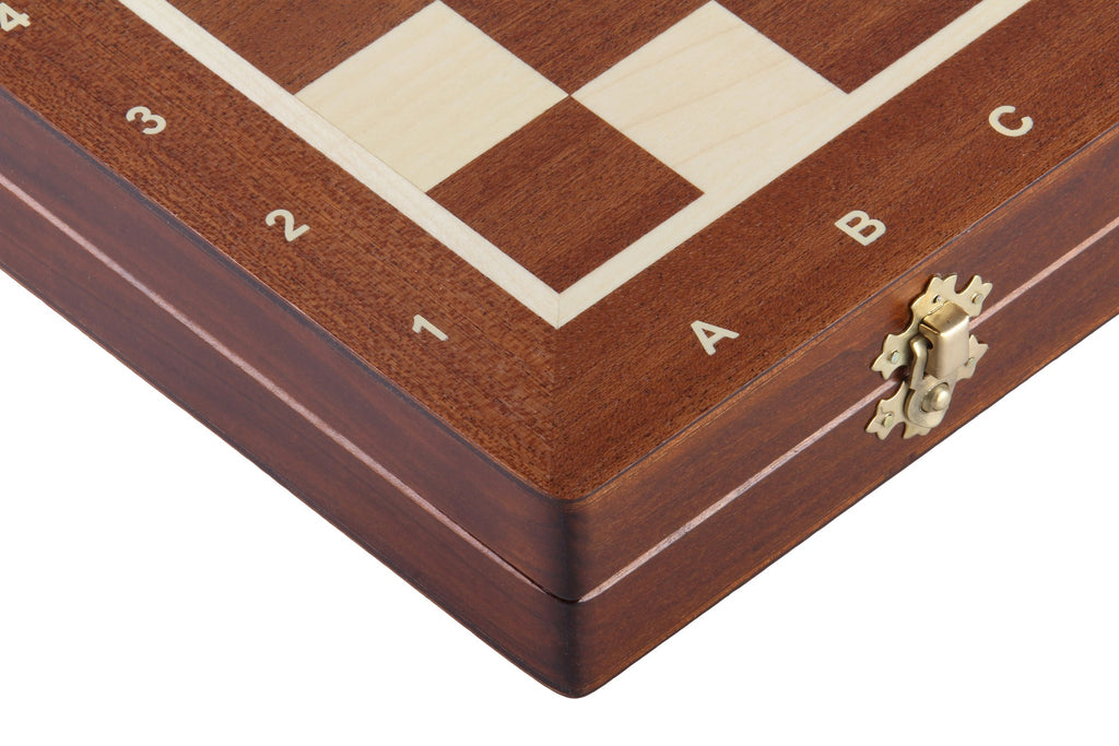 Magnetic Intarsia Chess Set with Insert Tray (2.64" King)