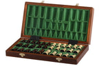 Magnetic Intarsia Chess Set with Insert Tray (2.64" King)