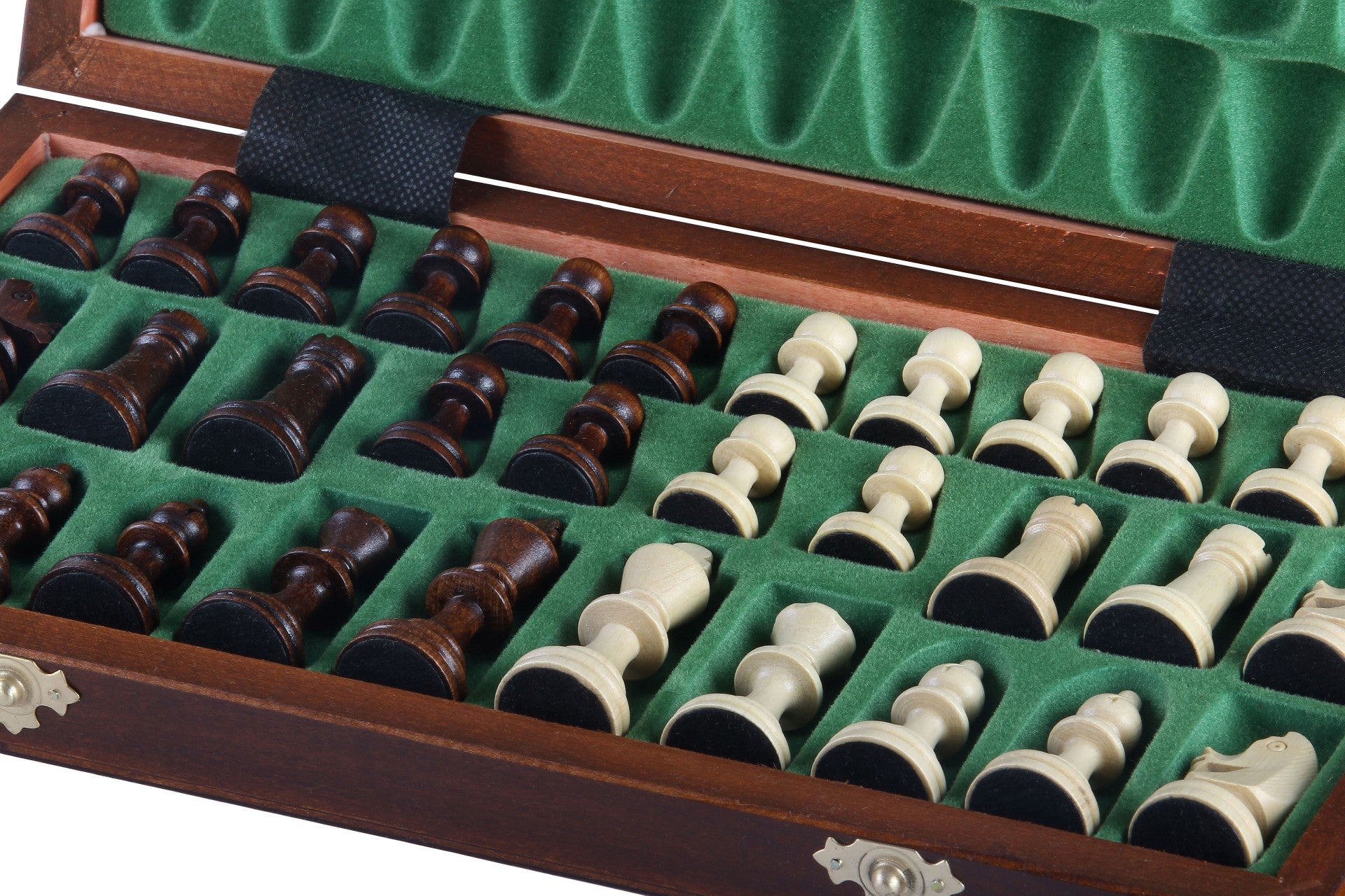 Magnetic Intarsia Chess Set with Insert Tray (2.64" King)