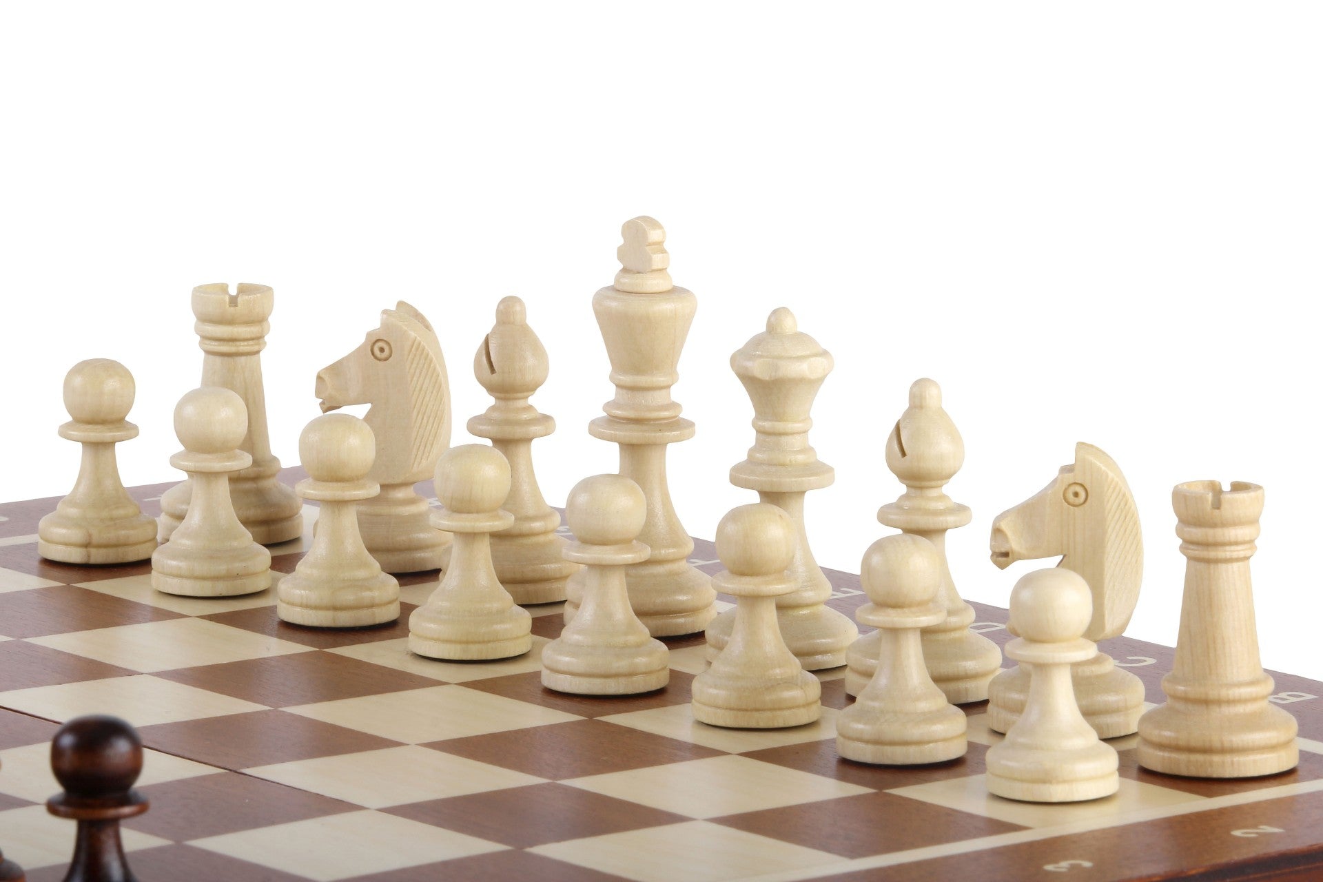 Magnetic Intarsia Chess Set with Insert Tray (2.64" King)