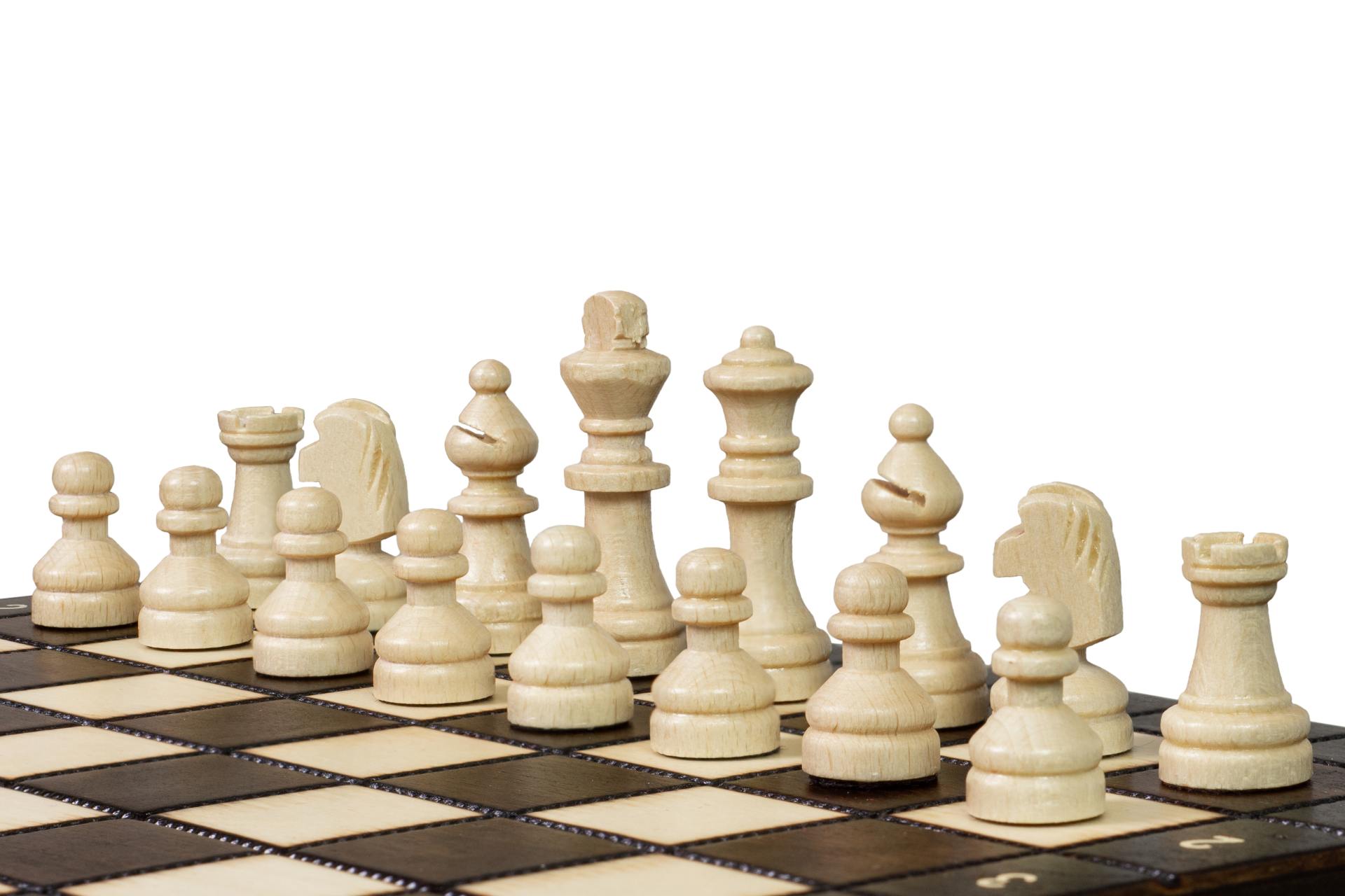 Magnetic School Chess Set with Insert Tray (2" King)