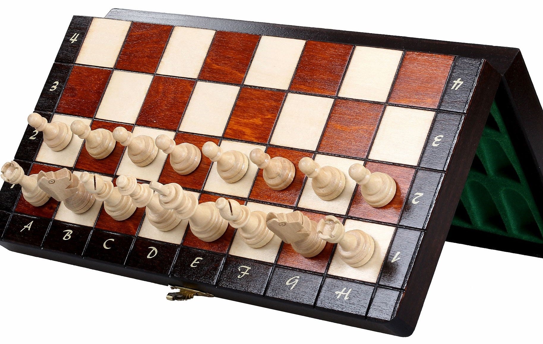 Magnetic Chess Set Brown with Insert Tray (2.36" King)