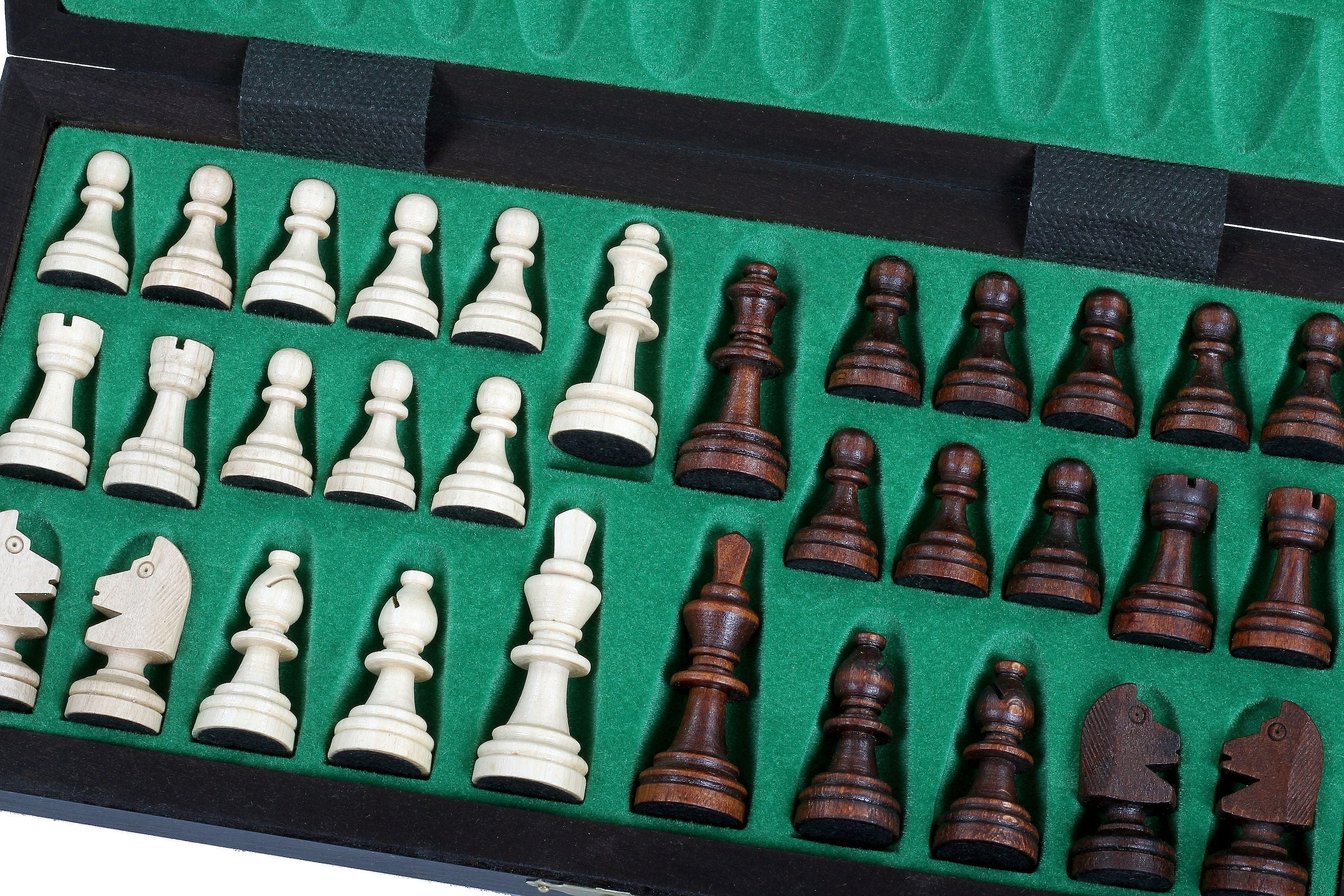 Magnetic Chess Set Brown with Insert Tray (2.36" King)