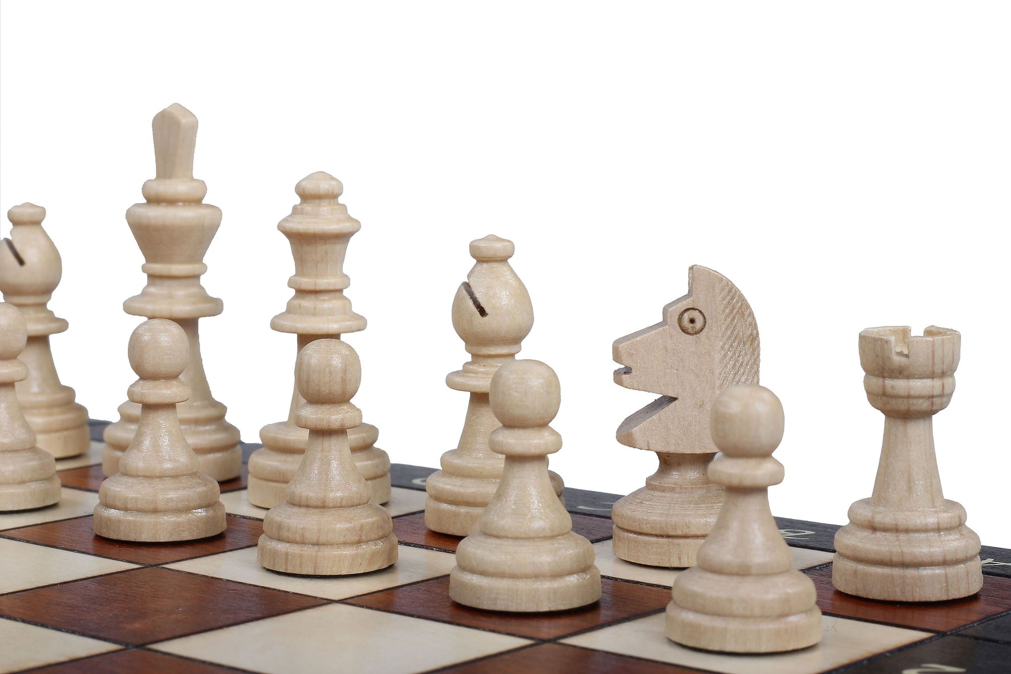 Magnetic Chess Set Brown with Insert Tray (2.36" King)
