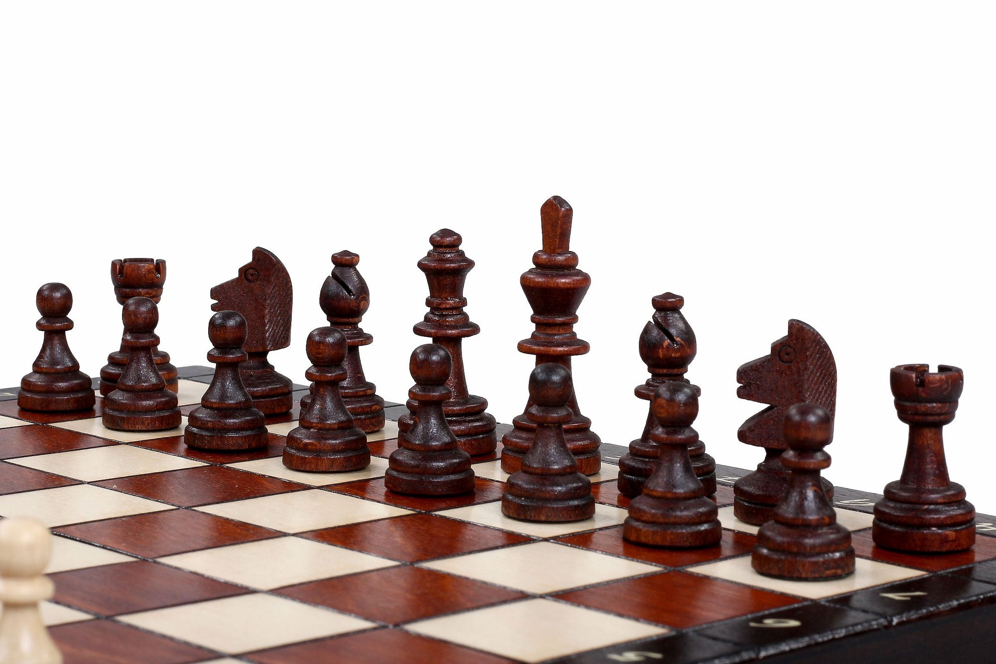 Magnetic Chess Set Brown with Insert Tray (2.36" King)