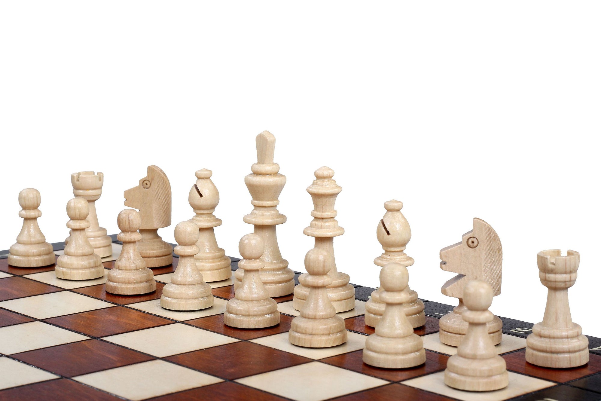 Magnetic Chess Set Brown with Insert Tray (2.36" King)