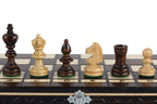 Cherry Wood Travel Chess & Checkers Set – Compact 2-in-1 Game