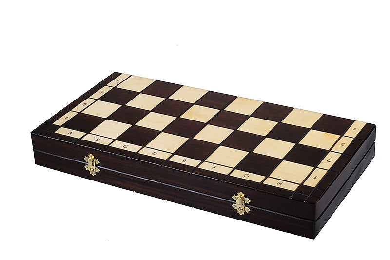 Beskid Highland Wooden Chess Set Polish Folk Style 18.1" Board