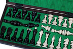 Beskid Highland Wooden Chess Set Polish Folk Style 18.1" Board